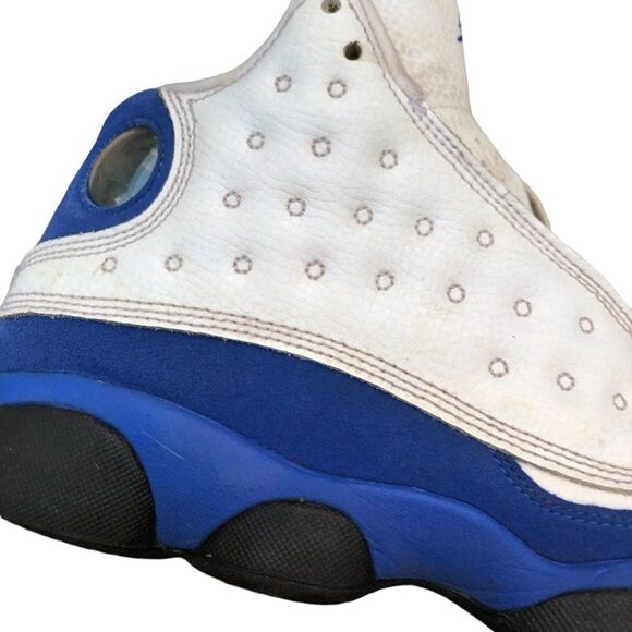 Rare 2017 air jordan 13 retro white hyper royal black size 7.5 - Picture 8 of 14